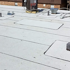 All-around-Roofing-installing-mod-bit-Roof-and-Clute-Texas 1