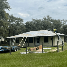 Metal Roof Installation in Sheridan, TX 1