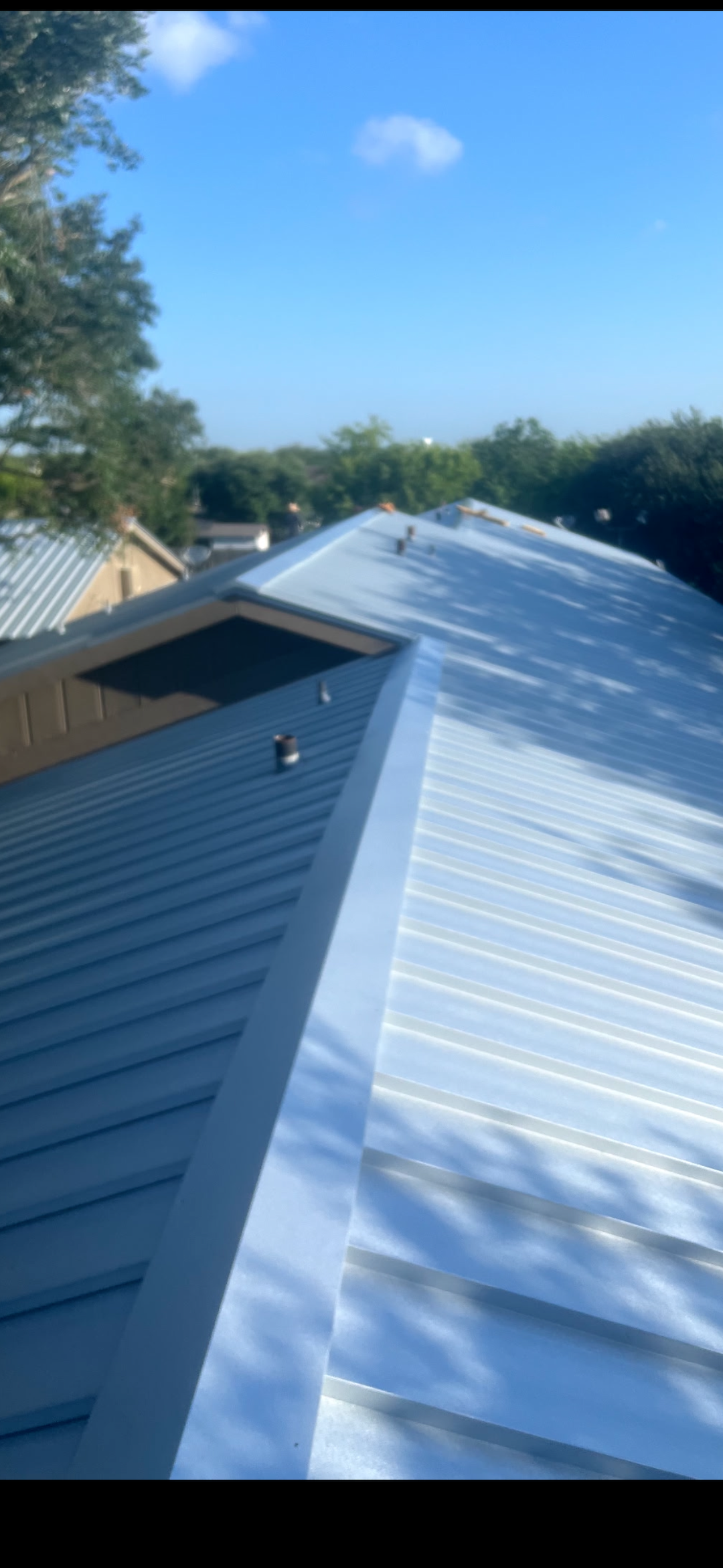 Upgraded metal roof with All Around Roofing